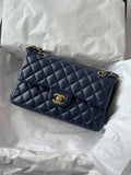CHANEL Midnight Blue Medium Classicflap