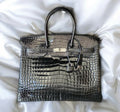 Hermès Black Croc Birkin 35